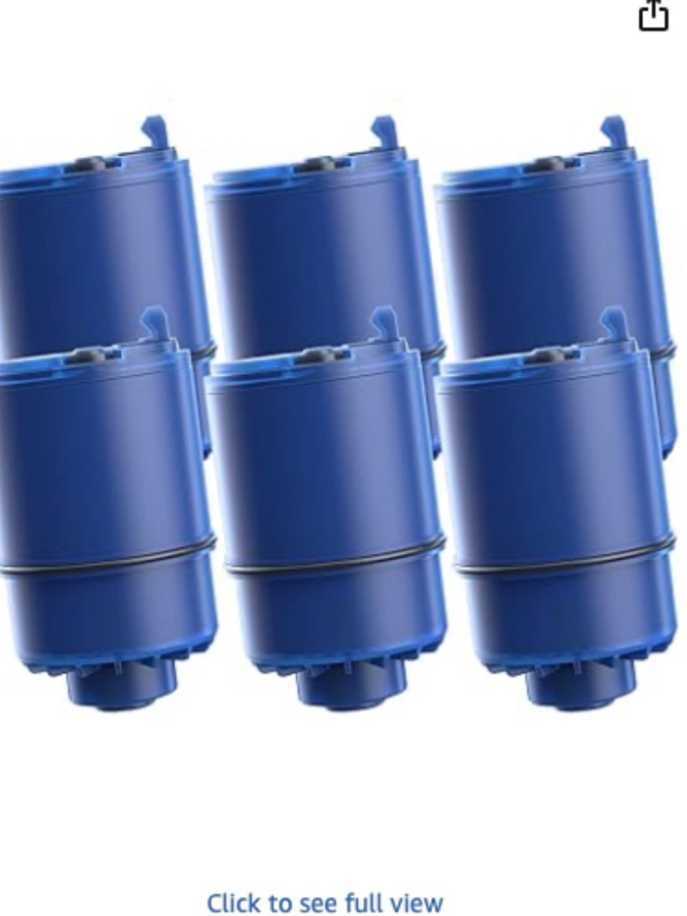 Pack of 6 unused filters for PUR Faucet Filter Replacement